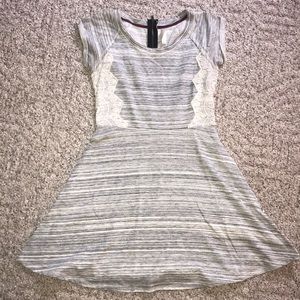 Heather Gray short sleeve dress